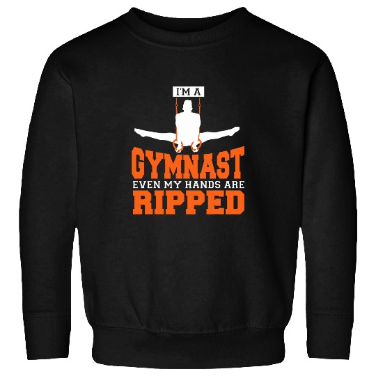 Im A Gymnast Even My Hands Are Ripped Gymnastic Boys 1 Sweatshirts