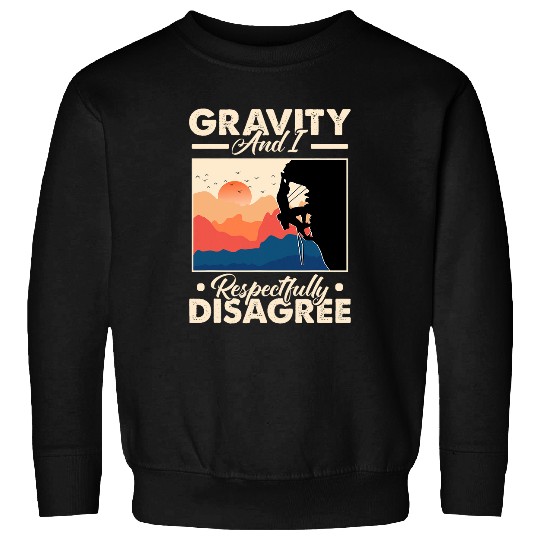 Funny Rock Climbing vintages Design for Athletes Boulderer Sweatshirts