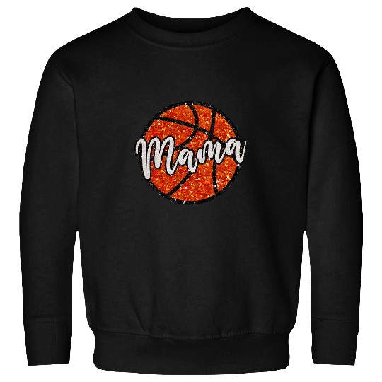 Basketball Mom Bling Bling Game Day Basketball Mama Sports Sweatshirts