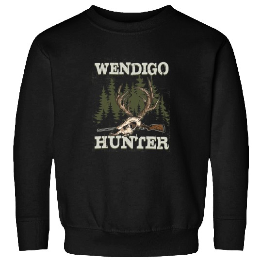 Funny Wendigo Cryptid Skin Walker Folklore Cryptozoology 2 Sweatshirts