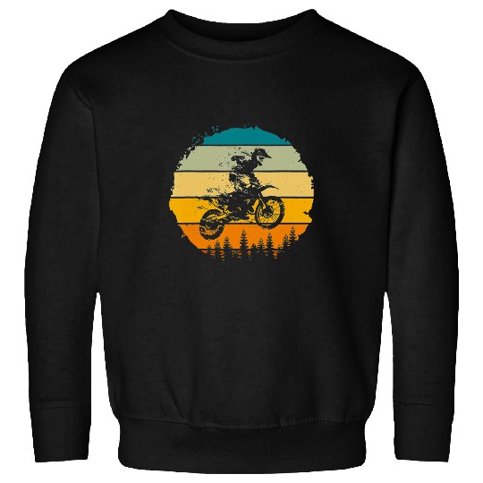 Funny Dirt Bike Art For Boys Men Motocross Biker Motorcycle 2 Sweatshirts