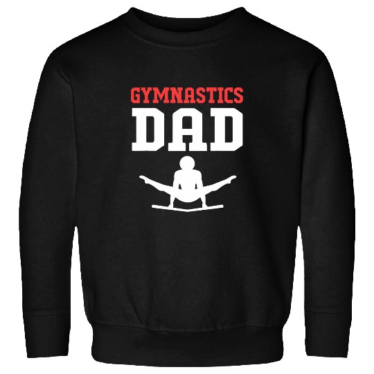 Funny Fathers Day Gymnastics Dad For Men Sweatshirts