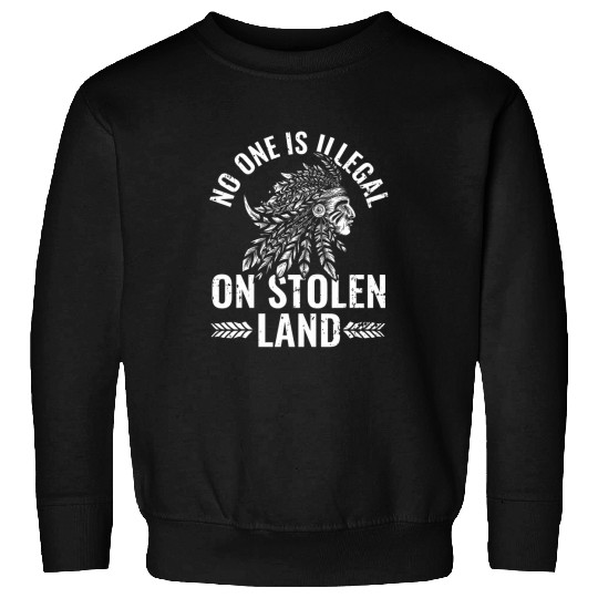 Funny Founding Fathers No One Is Illegal On Stolen Land Sweatshirts