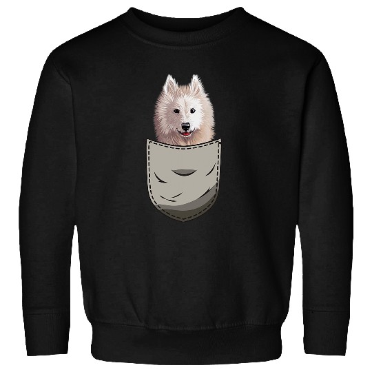 Dog Samoyed Dogs 365 Samoyed Dog in Pocket Dog Lover Gifts Sweatshirts