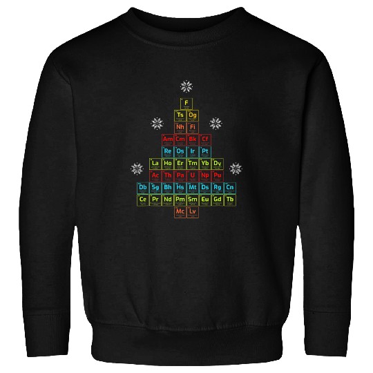 Christmas Periodic Table I Christmas Teacher Chemistry Sweatshirts