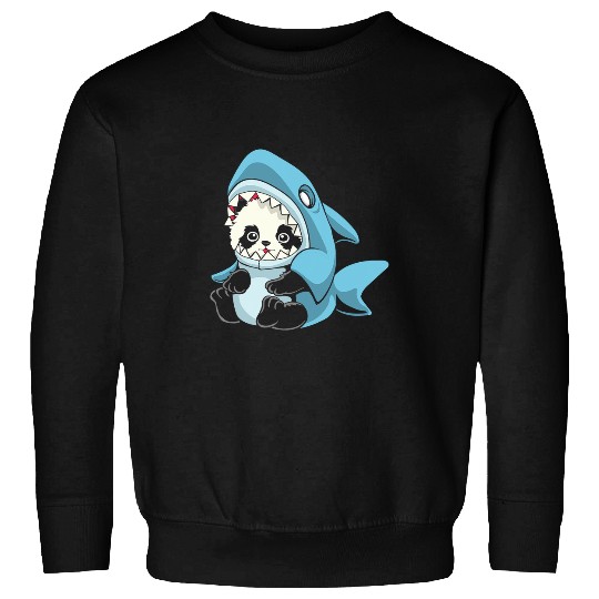 Funny Bear Adorable Baby Panda Shark 468 Cute Bears Sweatshirts