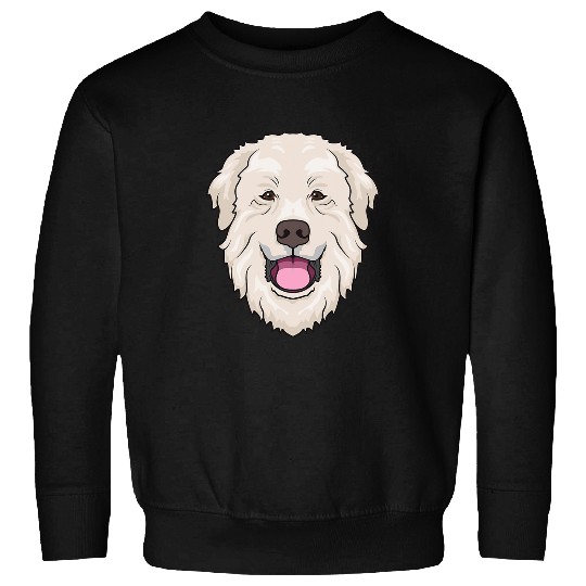 Great Pyrenees Cute Dog Face Sweatshirts
