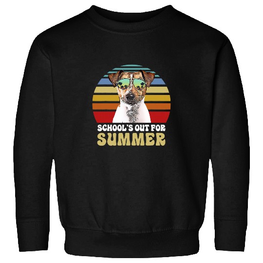 Dog Rat Terrier Schools Out for Summer Rat Terrier Dog Teacher Sweatshirts