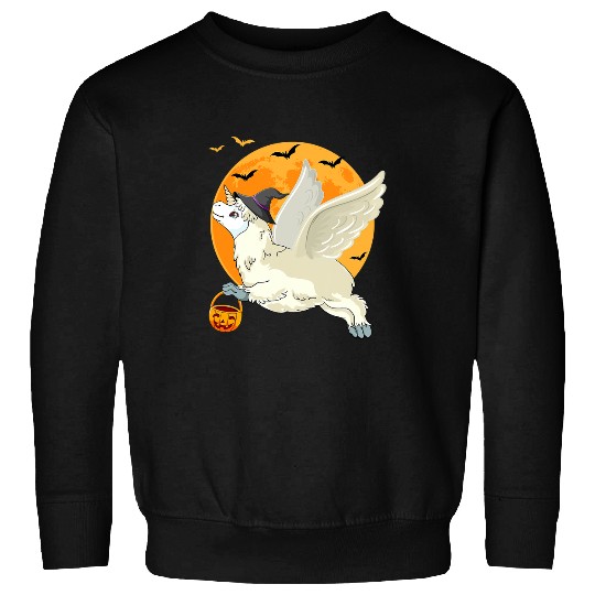 Halloween Llama Unicorns Girls Boys Kids Gift 264 Sweatshirts