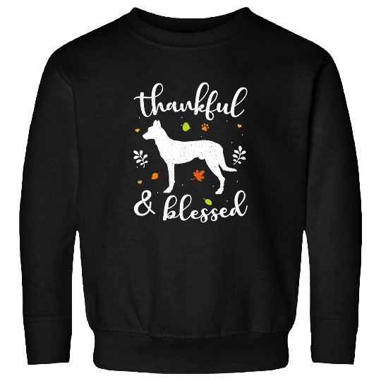 Dutch Shepherd Thanksgiving Dog Thankful Blessed Mom Gift Sweatshirts