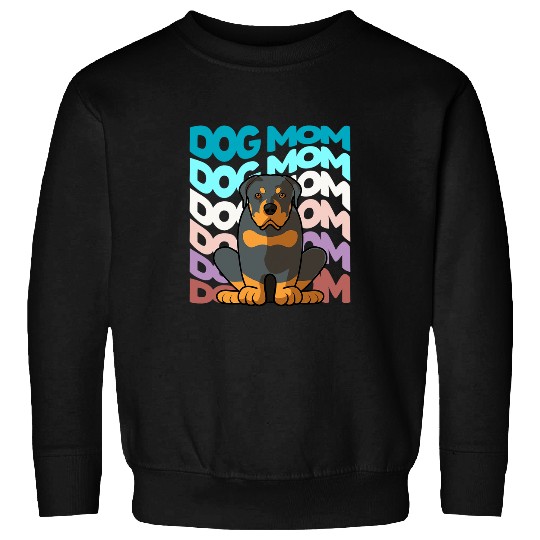 Dog Rottweiler Cool Rottweiler Dog Mom Retro vintages Dog Sweatshirts