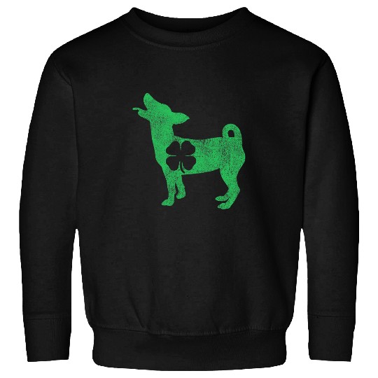 Dog Jack Russell Terrier Dog St. Patricks Day Irish Shamrock Sweatshirts