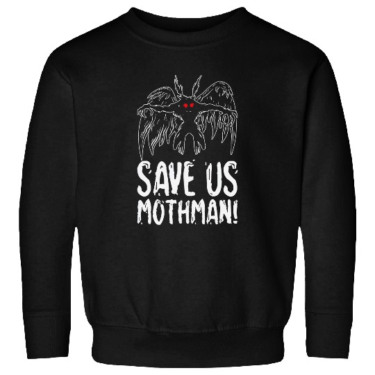 Halloween Mothman Mythical Line Art Beast Monster Fan 1 Sweatshirts