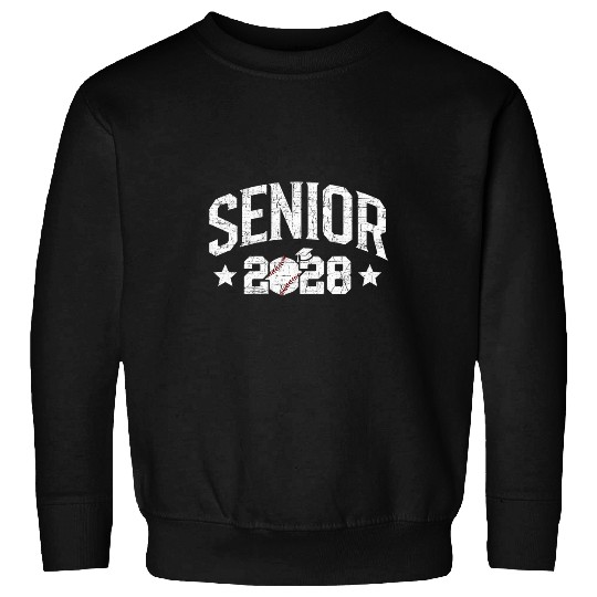 Graduation Baseball Senior 2028 Graduate Class of 2028 Grad Sweatshirts