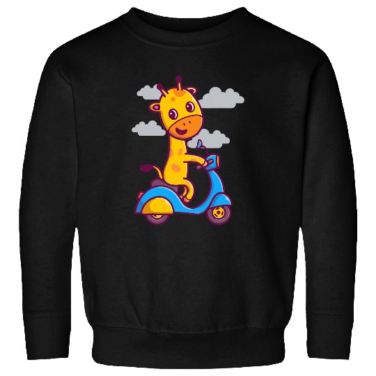 Funny Giraffe Art Lovely Cute Animal Men Women Boys Girls Sweatshirts