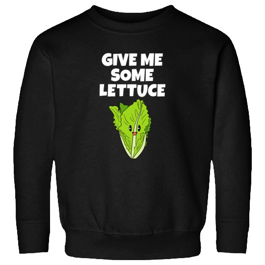 Lacrosse Gift Letttuce Cute Leaf Vegetable Vegetarian Vegan Sweatshirts