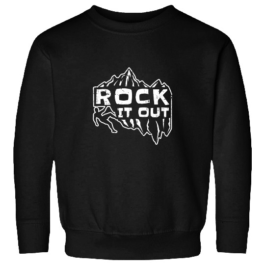 Climber Bouldering Climb Mountaineer Mountain Rock Climbing Sweatshirts