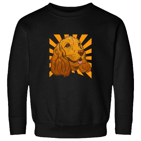 cute cocker spaniel dog face Sweatshirts