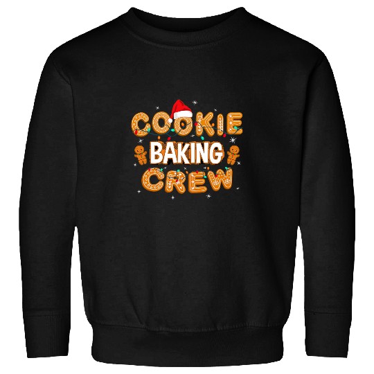 Christmas Cookie Baking Crew Gingerbread Sweatshirts
