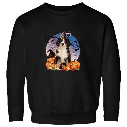 Dog Halloween Bernese Mountain Jack O Lantern Pumpkin Moon 70 Sweatshirts