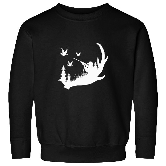 Pigeon Antler Bird Dove Hunting Gift   2Dove Hunter Sweatshirts