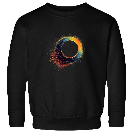 Cosmic Eclipse Ballet Celestial Phenomena Art 2 Sweatshirts