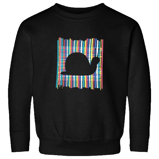 Snail Pastel Rainbow Striped   vintages Retro Aesthetic Sweatshirts