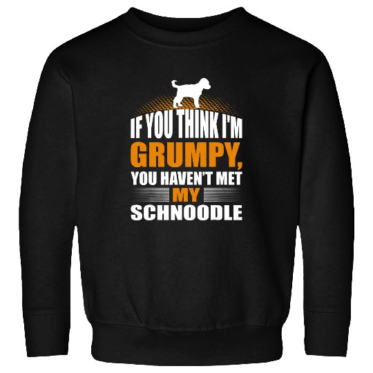 If You Think Im Grumpy Havent Met Schnoodle Sweatshirts