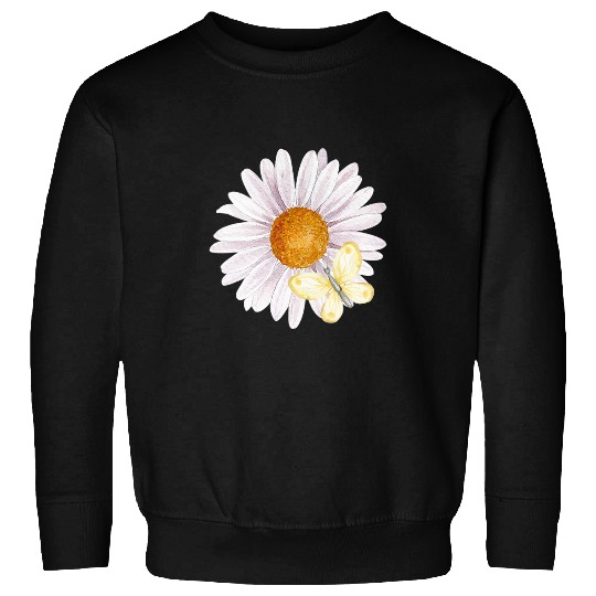 Spring Time Flower and Butterfly Sweatshirts