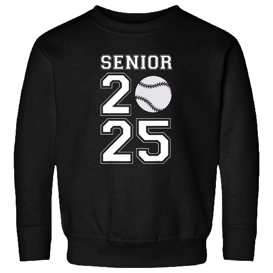 Class of 2025 Senior 25 Baseball 2025 Graduation Party Sweatshirts