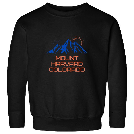 Hiking Mount Harvard Colorado Mountain Climbing Tee For Men Sweatshirts