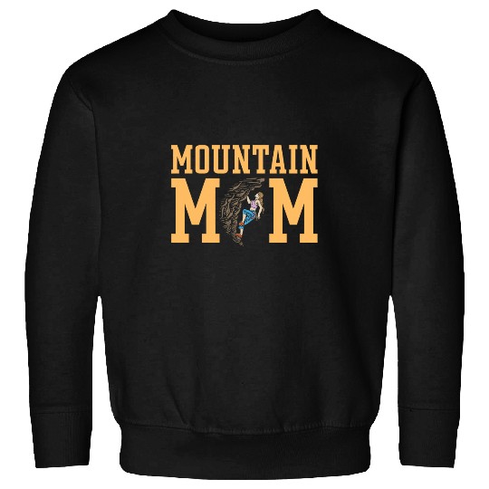 Climber Mother Bouldering Mountaineer Rock Climbing Mom Sweatshirts