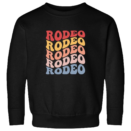 Rodeo Groovy Barrel Racer Barrel Racing Sweatshirts