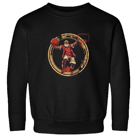 Happy Kwanzaa Merry Kwanzaa Santa Black Christmas Basketball 1 Sweatshirts