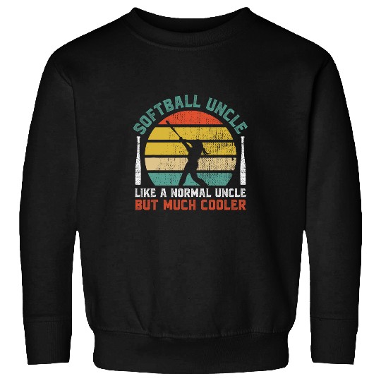 Cool Softball Uncle Of A Softball Player Uncle Sweatshirts