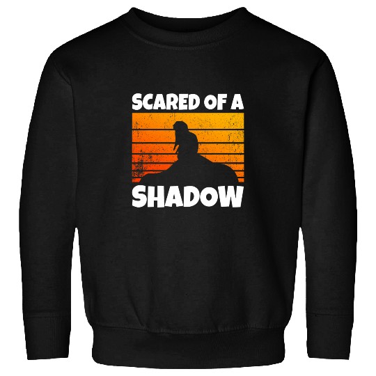 Scared of a shadow Happy Groundhog Day Woodchuck Rodent Sweatshirts