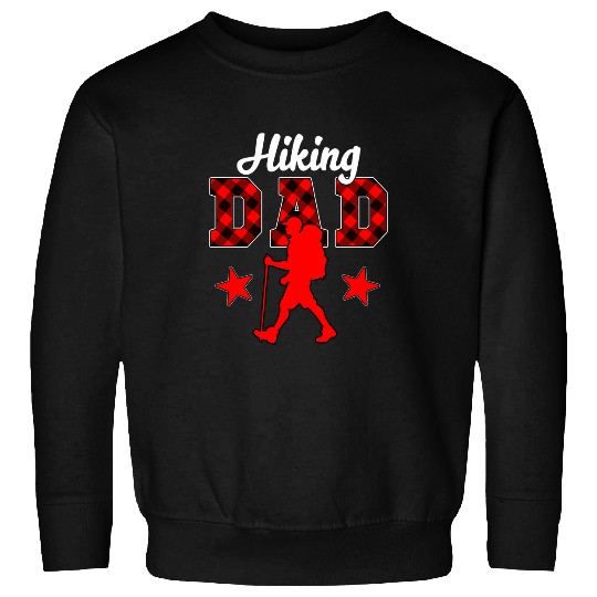 Hiking Dad Costume Family Hiking Outdoor Travelling Lover Sweatshirts