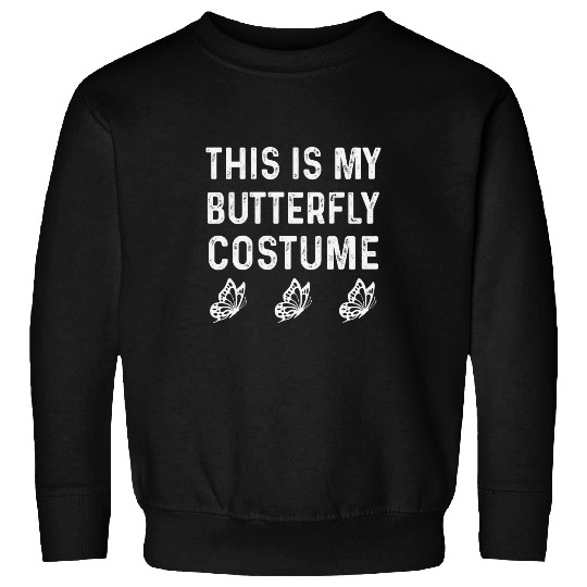 This Is My Butterfly Halloween Costume Party Matching Couple 23 Sweatshirts
