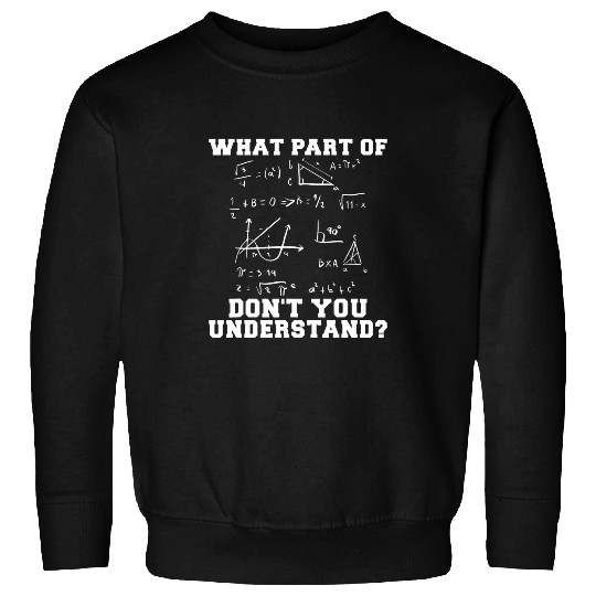 Math Teacher Funny High School Mathematic Quote Math Formula Sweatshirts