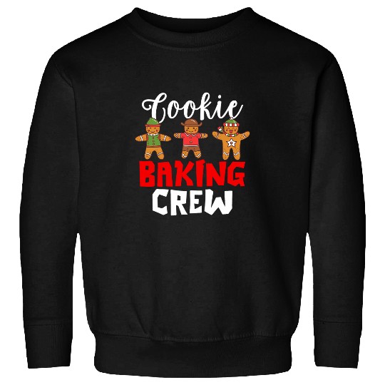 Funny Gingerbread Cookie Baking Crew Christmas Baker Pajama Sweatshirts