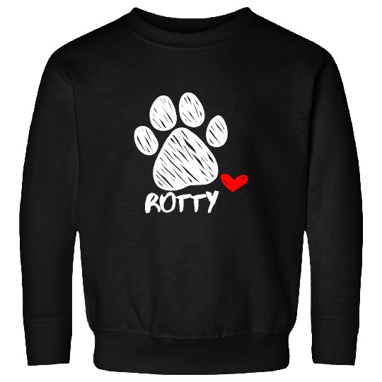Dog Rottweiler Rotty Lover Dog Breeds I love Rottweiler Puppy Parent Sweatshirts