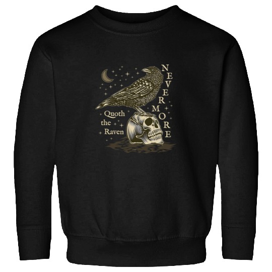 Nevermore The Raven Edgar Allan Poe Dark Academia Literature 21 Sweatshirts