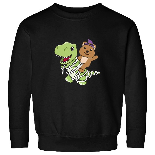 quokkas Happy Halloween Mummy TRexs Quokkas Halloween 21 Sweatshirts