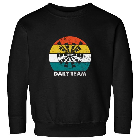 Dart Team Funny Retro vintages Style Dart Lover Player Coach Sweatshirts