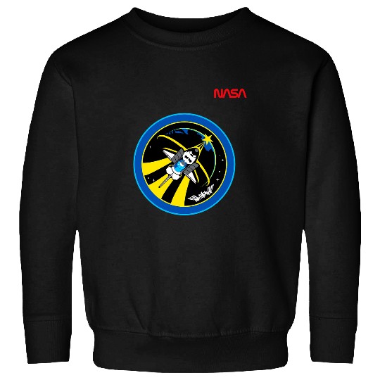 Lacrosse Gift NASA Space Shuttle STS 131 Mission Crew Worm Logo Sweatshirts
