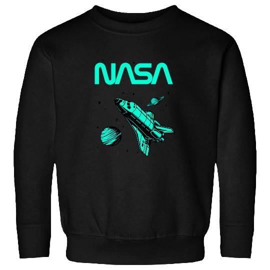 Lacrosse Gift NASA Space Shuttle Saturn Planet Worm Logo 21 Sweatshirts