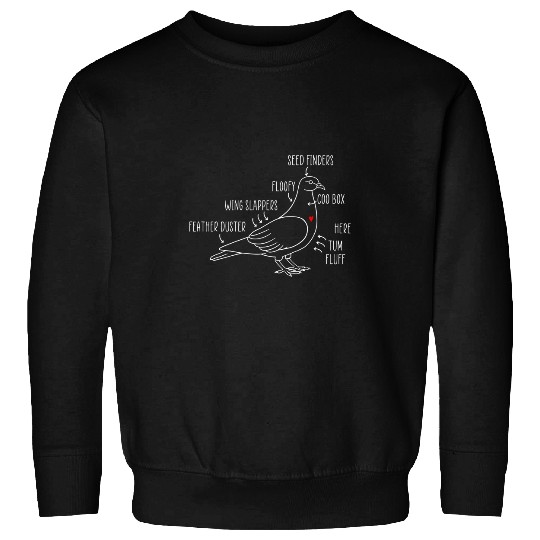 Pigeon Doves Anatomy Sweatshirts