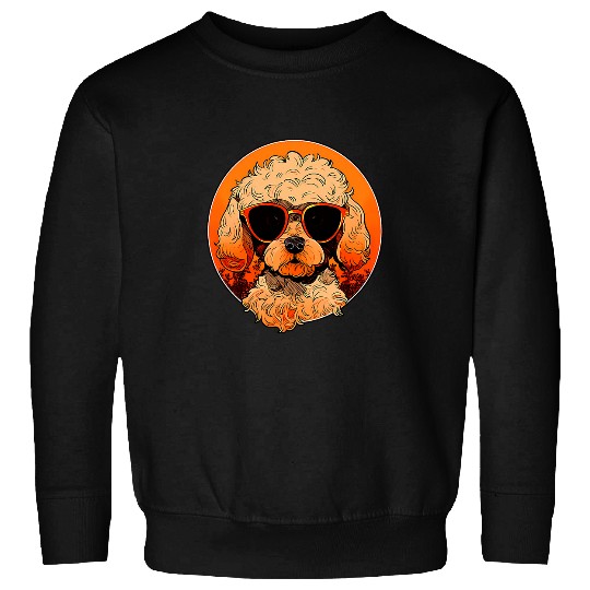 Cavapoo Sunglasses Dog Cute Funny Tan Cavoodle Pet Mom Dad 1 Sweatshirts