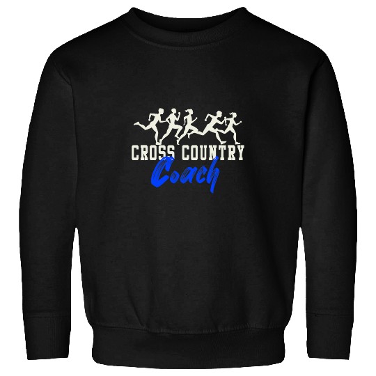 Cross Country Coachs with Cross Country Runners Graphic Sweatshirts