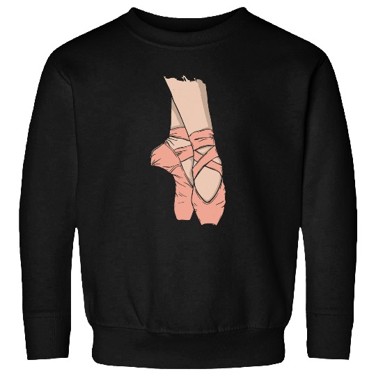 Ballet Ballerina Pointe Shoes Point Women Girls Kid Sweatshirts
